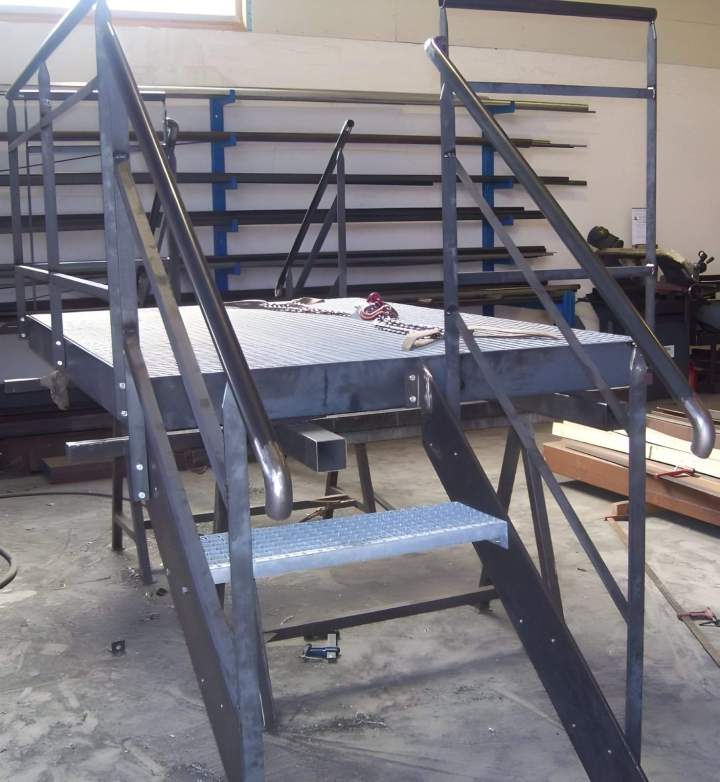 Fabrication marches et garde-corps métalliques Renage